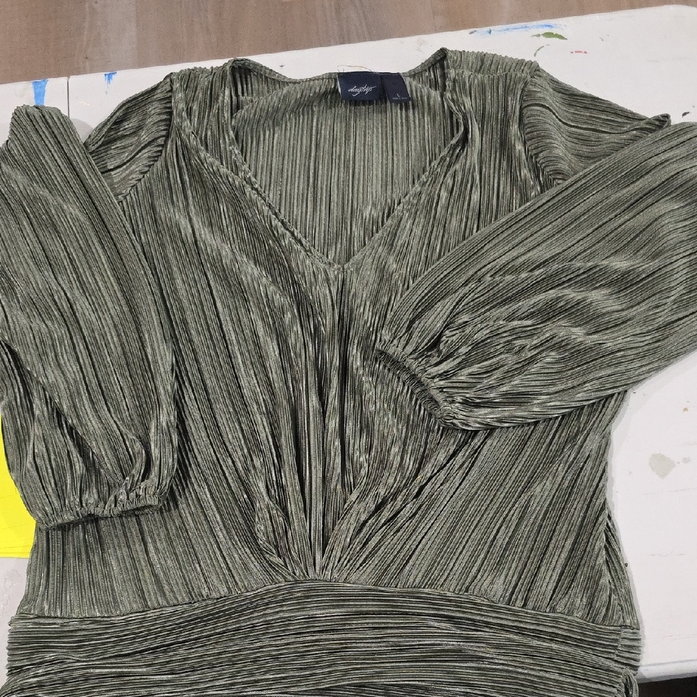 Daytrip Olive Green Blouse